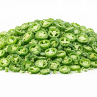 IQF sliced green jalapeños